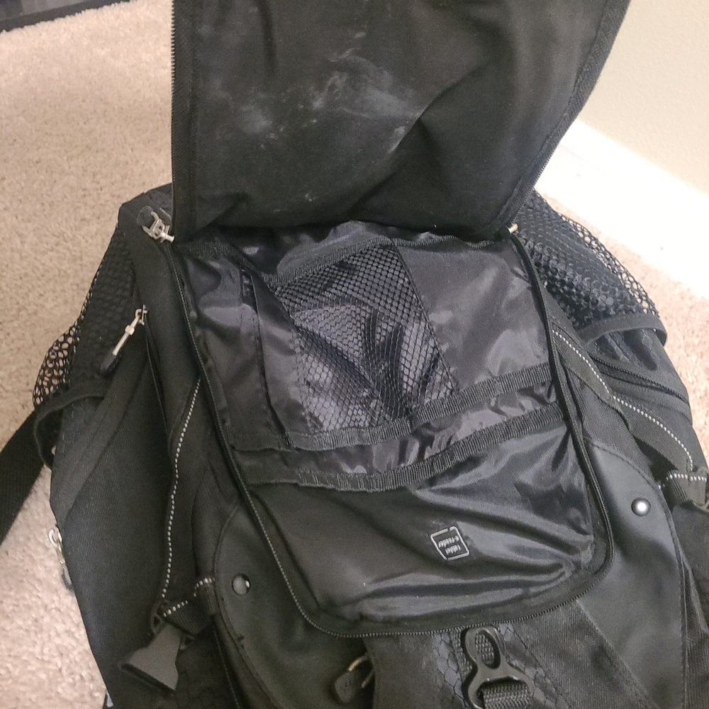 Vertex Black Backpack Vitamin Water Branded. Tsa Checkpoint Friendlu